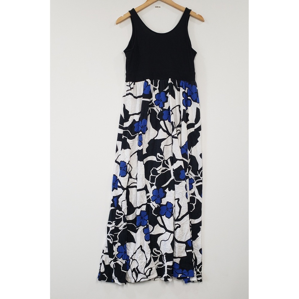 Michael Kors Maxi Dress Womens Medium Floral Empire Waist Sleeveless Summer Boho - Picture 6 of 9